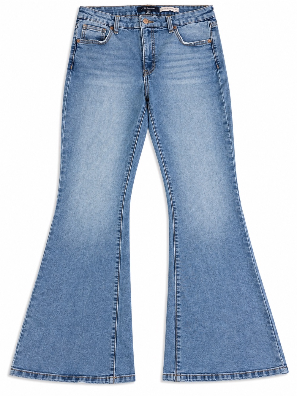 BCBGeneration High Rise Curvy Flare Jeans Size 13 Blue Denim